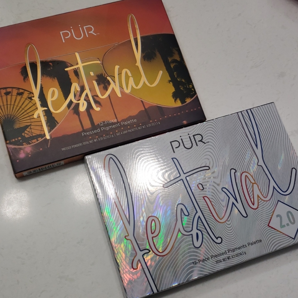 PUR Festival palette 1 and 2